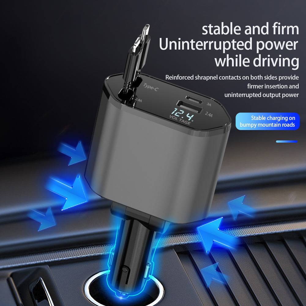 4-in-1 Retractable Super Fast Charging