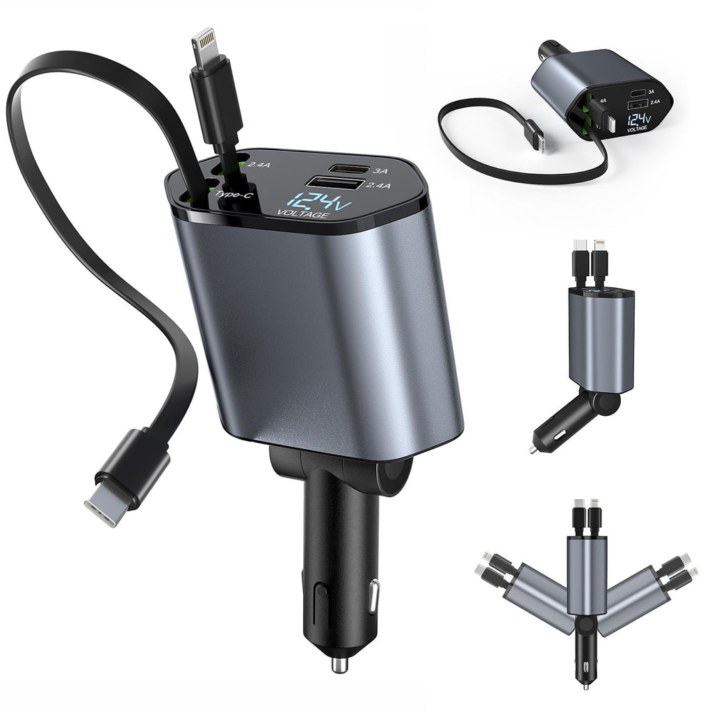 4-in-1 Retractable Super Fast Charging